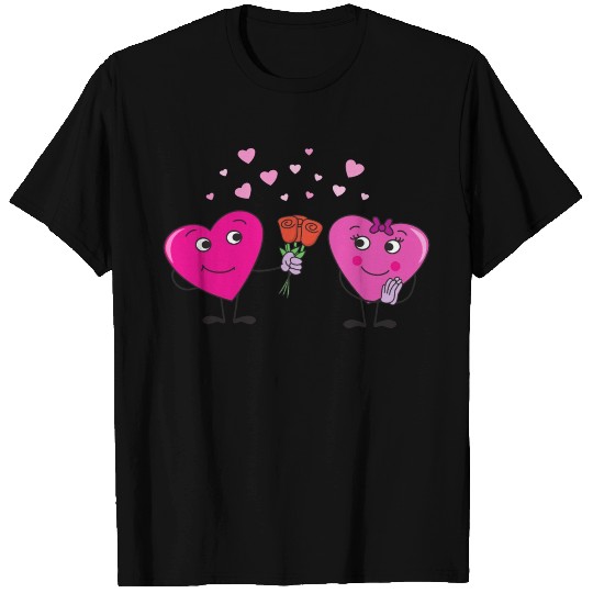 Valentine's Day Marriage Engagement Heart Romantic T Shirts