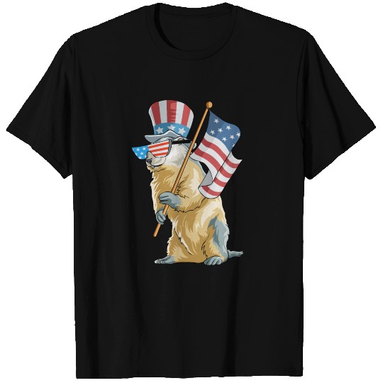 Merica Groundhog T Shirts