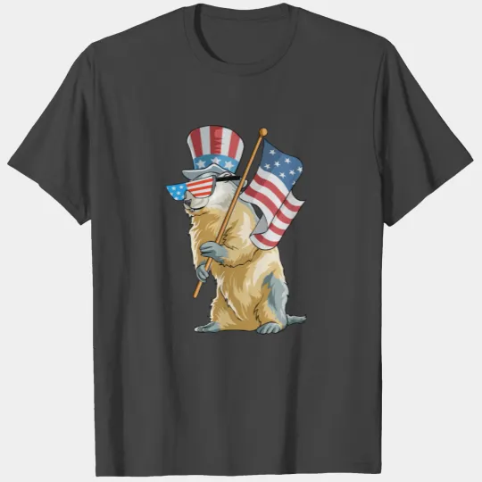 Merica Groundhog T Shirts