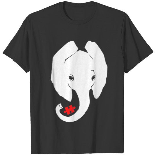 Autism Baby Elephant Puzzle Piece Autism Awareness T-shirt
