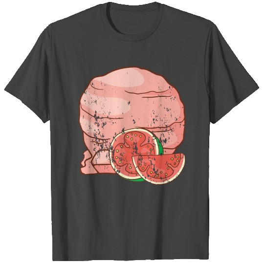 Retro Vintage Grunge Style Guava Ice cream T Shirts