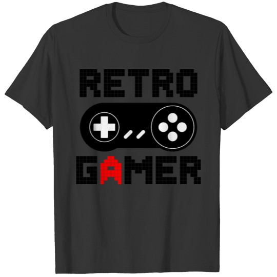 Retro Gamer Gamepad Controller T-shirt
