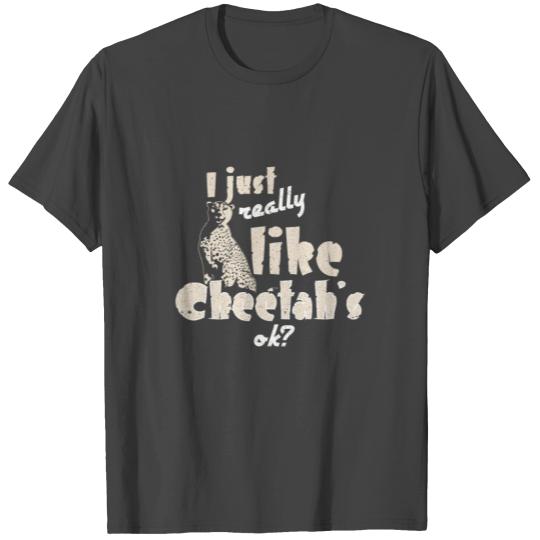 Cheetah Safari Gift T Shirts