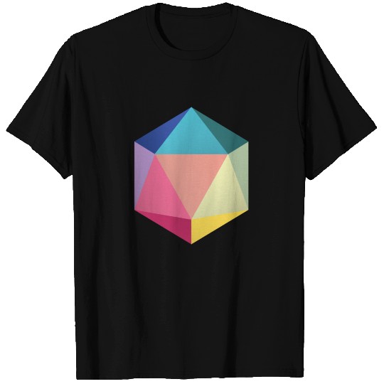 Colourfull d20 - D&D Dungeons and dragons dnd T Shirts