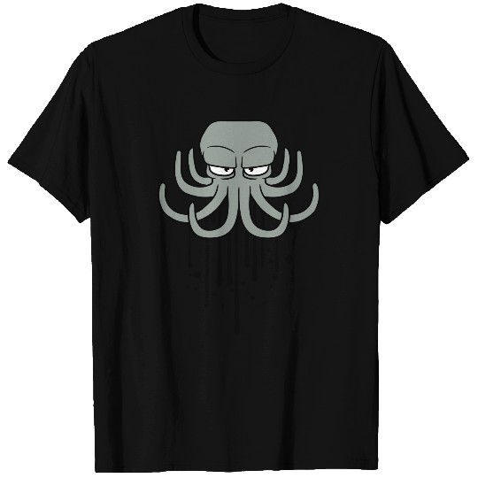 graffiti ink drop paint spray evil octopus octopus T Shirts