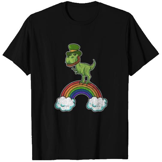St Patricks Day Irish Drunk Beer T-Rex Paddy Gift T Shirts