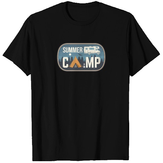 Summer camp retro T Shirts
