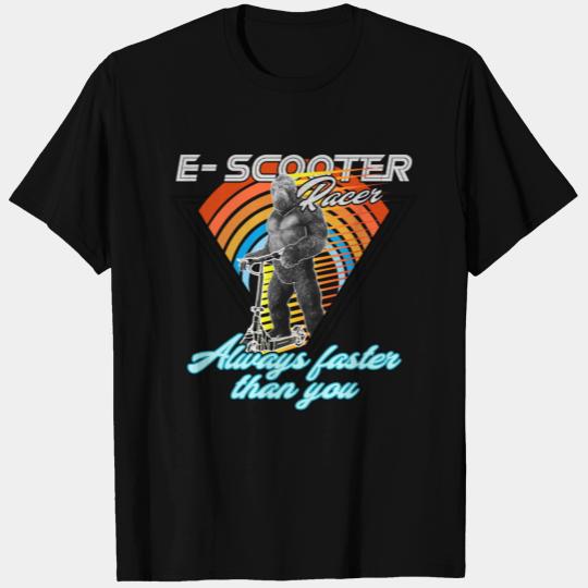 E-Scooter Escooter Electricscooter KIng Kong T Shirts