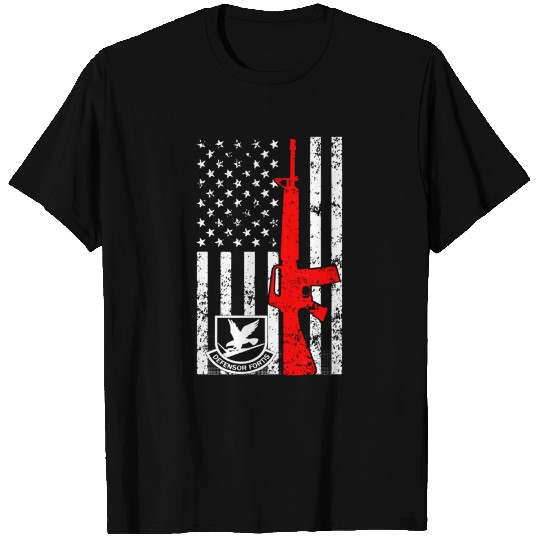 Air Force Security Forces Defensor Fortis flag T Shirts