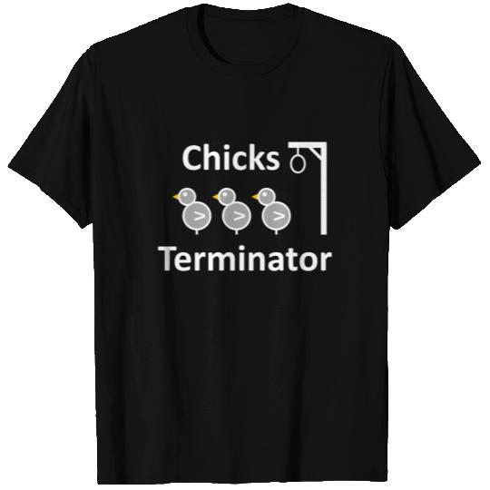 Chicks Terminator - Gallows - white T Shirts