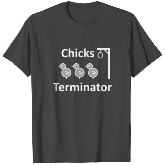 Chicks Terminator - Gallows - white T Shirts