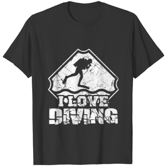 Diving Diver T-shirt