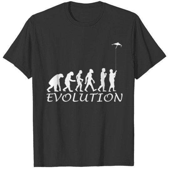 Kite Flying Evolution gift T-shirt