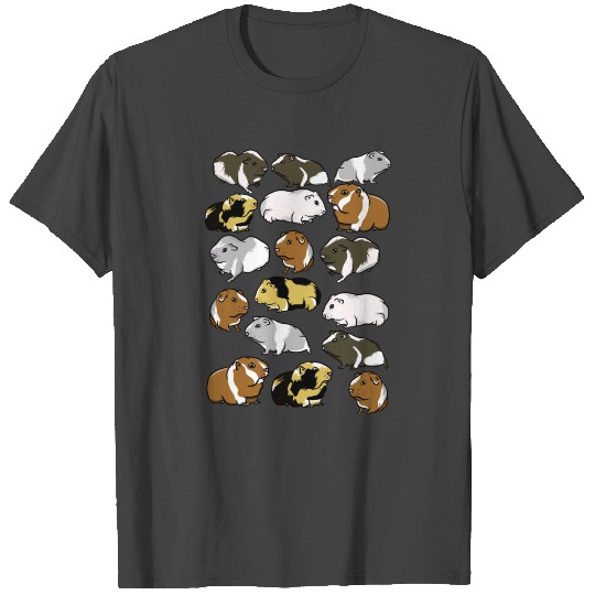 Cartoon guinea pig pattern T Shirts