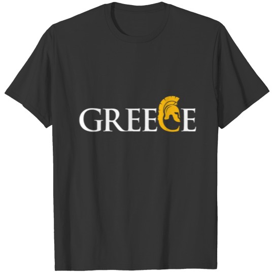 Greece gift outline flag flag map T-shirt