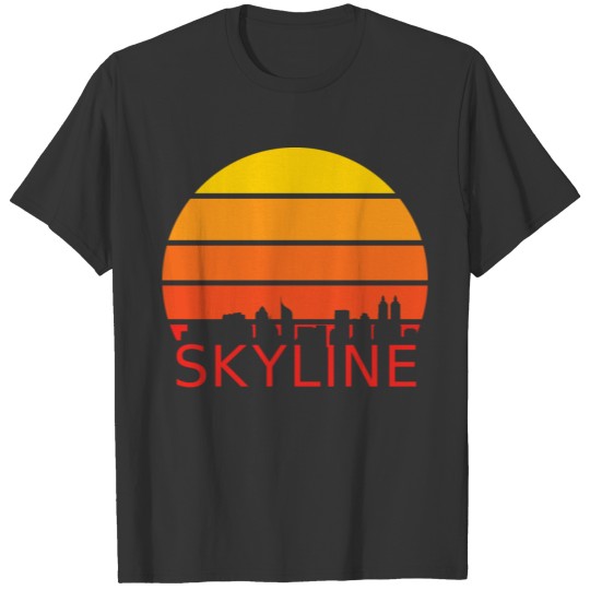 Skyline Sunset Horizon Cool Gift T-shirt