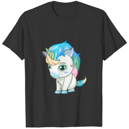 unicorn Fantasy Kids Pets Baby Cartoon cute T-shirt