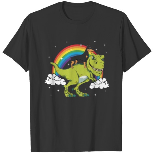 Doberman Pinscher Dog T-Rex Dinosaure Funny Gift T Shirts