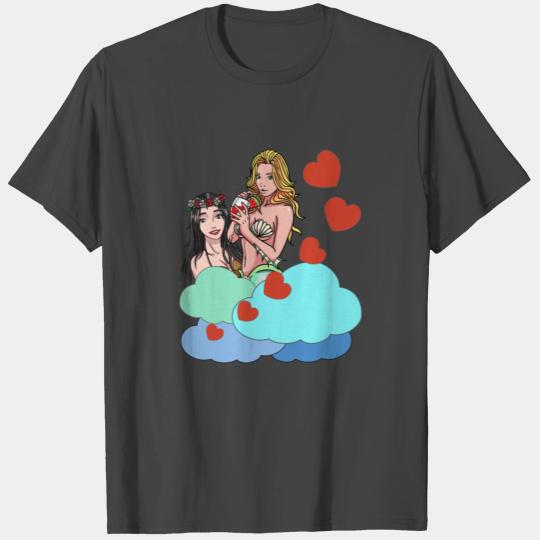 Hawaiian girl Valentin sexy Girls Party Heart T Shirts