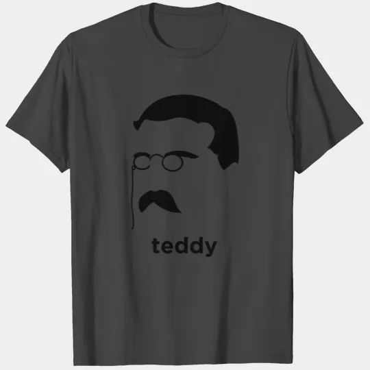 Teddy Roosevelt Vector Art American Superman T Shirts
