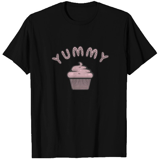 Sweet cupcake in colorful cookie muffin T Shirts