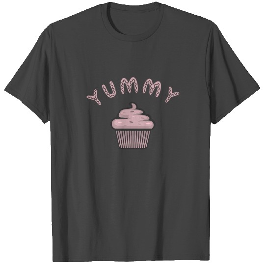 Sweet cupcake in colorful cookie muffin T Shirts