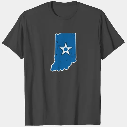 Indiana Air Force Retired Proud Air Force Wife T Shirts