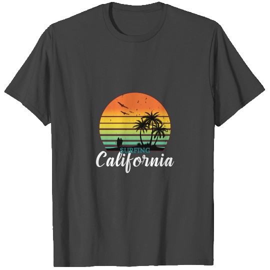 California Surfing T Shirts