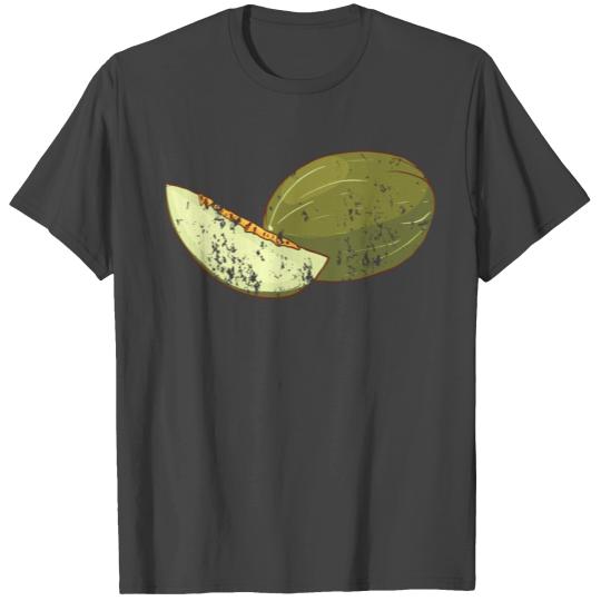 Retro Vintage Grunge Style Musk melon T Shirts