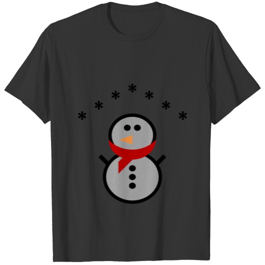 Winter - Cute Snowman - 8 T-shirt