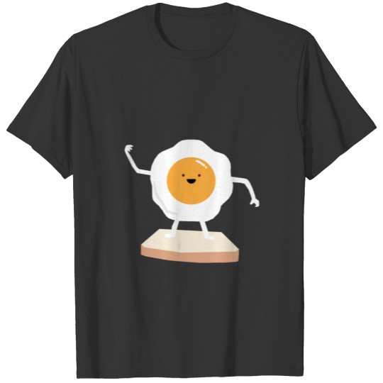 Fried egg Ei Spiegelei Toast Protein T-shirt