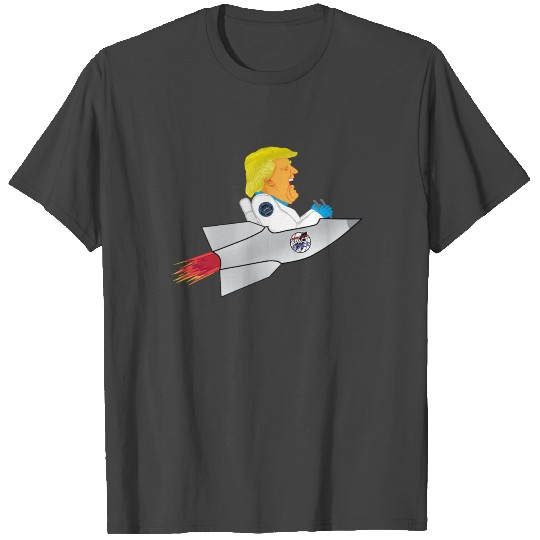 Trump Space Force USA Rocket Logo T Shirts