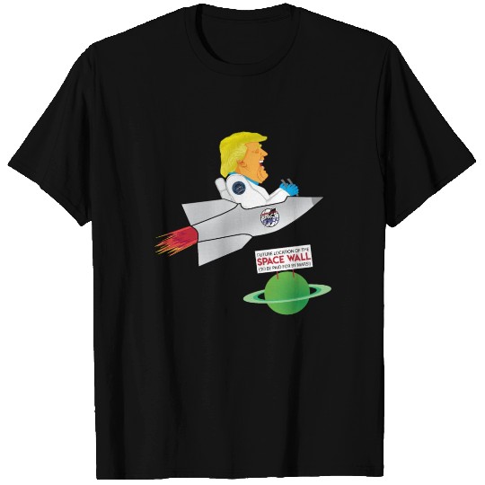 Trump Space Force USA Rocket Space Wall Logo T Shirts