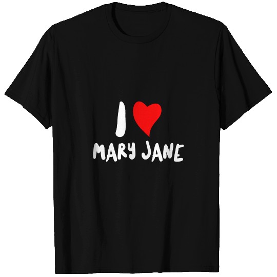 I love mary jane heart T Shirts