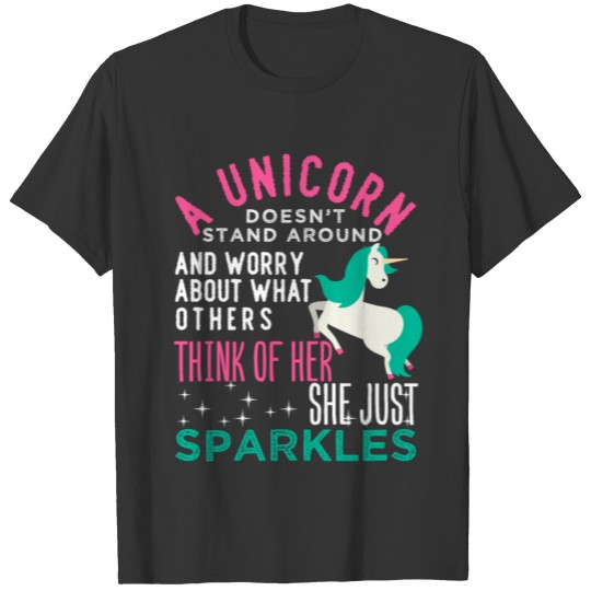 A Unicorn Doesn't Worry T-shirt