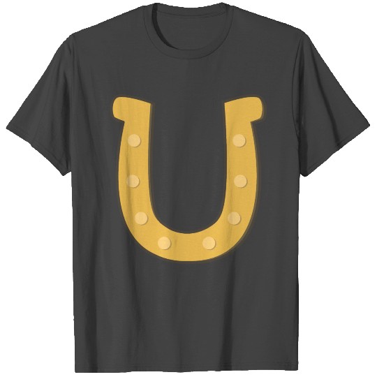 Horseshoe st patrick's day lucky gift irish luck T Shirts