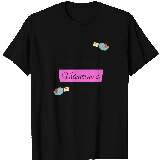 Happy Valentine`s Day gift for him and her T Shirts
