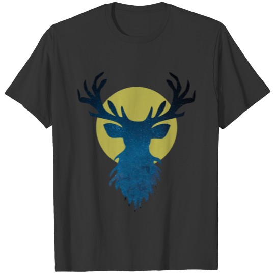 Space Deer - Moon T-shirt