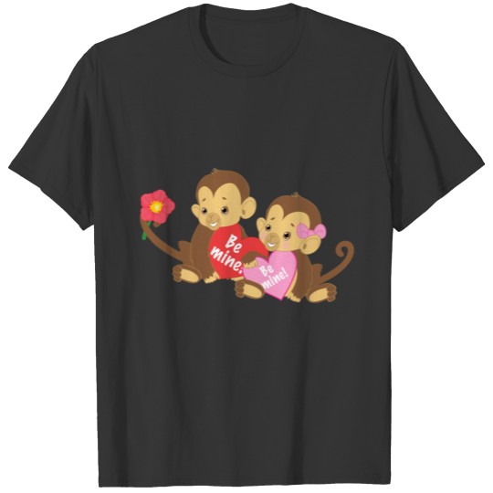 Be Mine Monkeys T-shirt