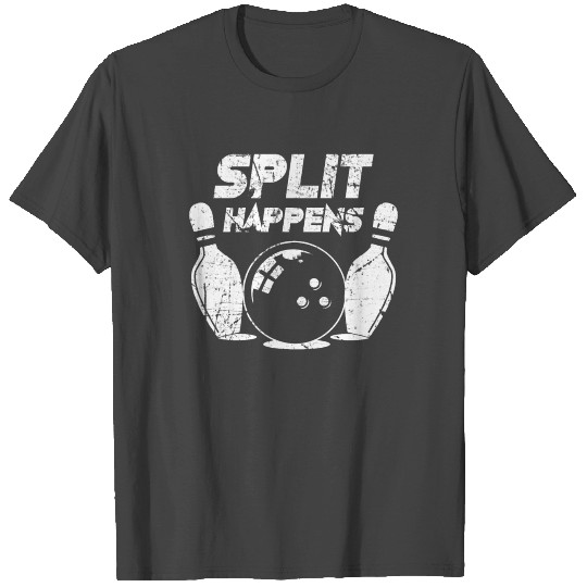 Bowling Gutter Strike 300 Perfect Game Spare Split T Shirts