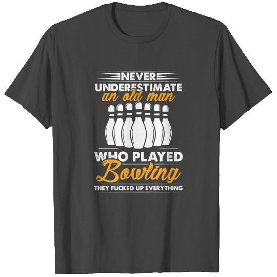 Bowling Gutter Strike 300 Perfect Game Spare Split T Shirts