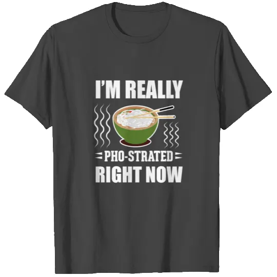 I'm Really Pho-Strated Right Now T Shirts