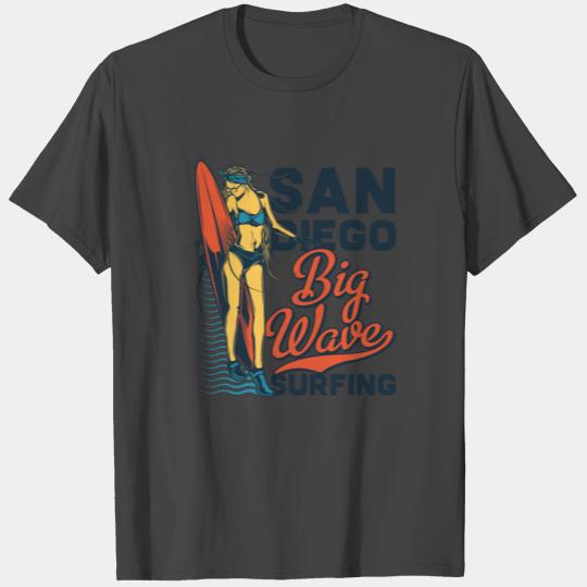 San Diego Big Wave T Shirts