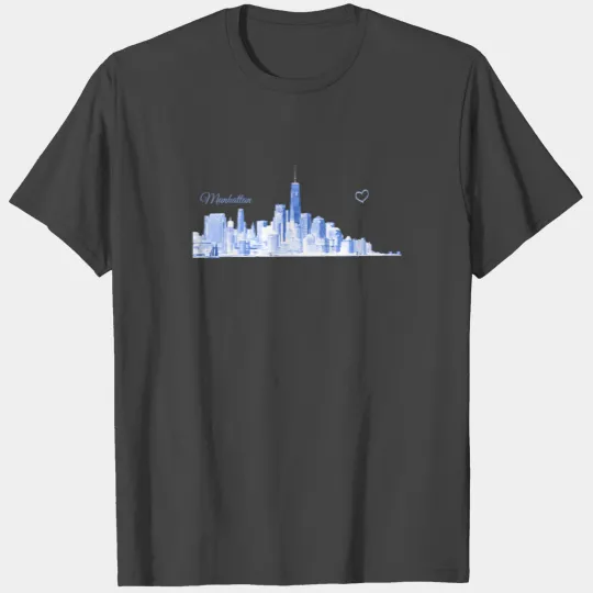 Manhattan Skyline T Shirts