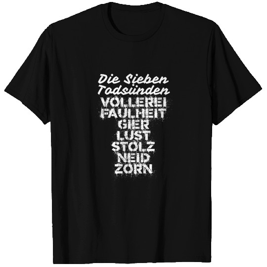 Seven Deadly Sins T Shirts