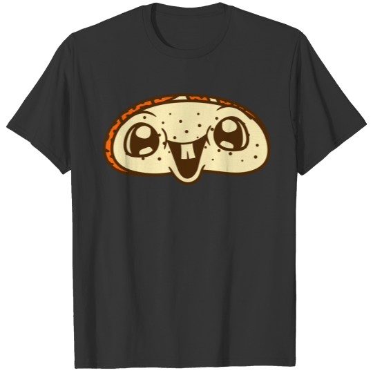 face alive laugh funny bread slice hunger toast de T Shirts