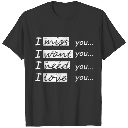 LOVE COUPLE Valentines Day gift for him and her T Shirts