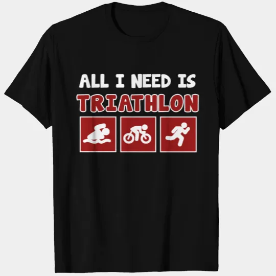 Triathlon T Shirts Triathlete Ironman Gift