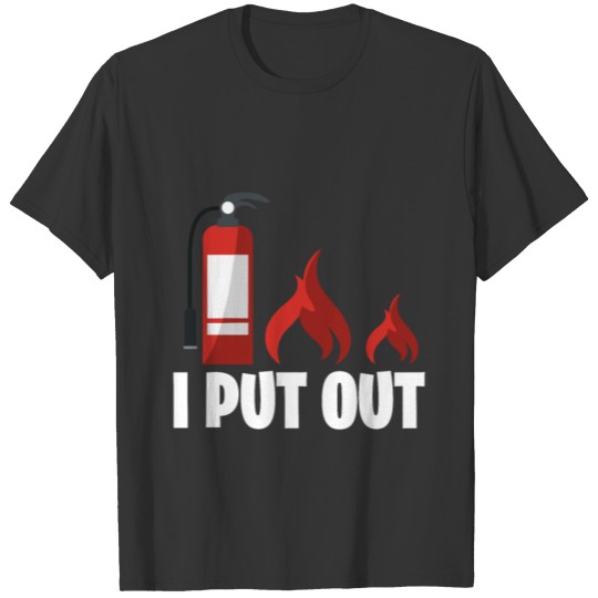 Firefighter gift fire T-shirt