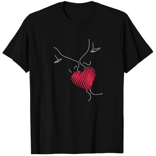 Kiss Valentine Love Sexy T Shirts